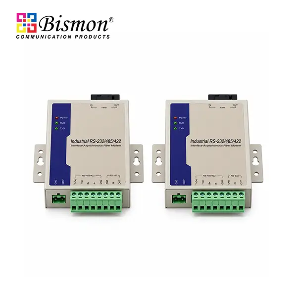 RS232/485/422 to Single-Fiber (BiDi) Fiber Converter SC, SM 20km(Pair)
